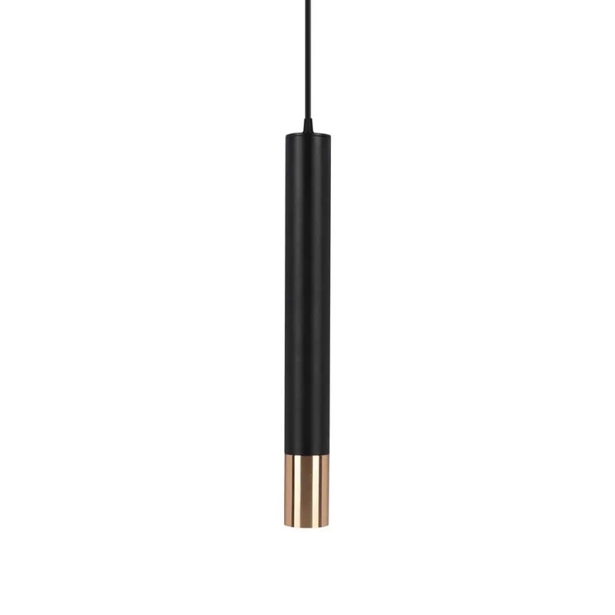 Подвесная люстра 1xGU10/35W/230V 50 cm черная/золотая