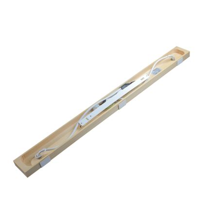Подвесная люстра 3xE27/40W/230V бук/белый