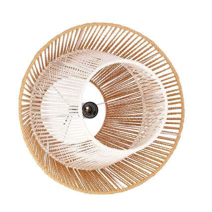 Подвесная люстра AFRICA 1xE27/40W/230V диаметром 40 см коричневая/кремовая