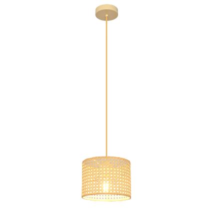Подвесная люстра ALBA 1xE27/15W/230V диаметр 20 см ротанг