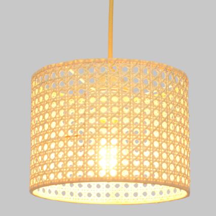 Подвесная люстра ALBA 1xE27/15W/230V диаметр 20 см ротанг