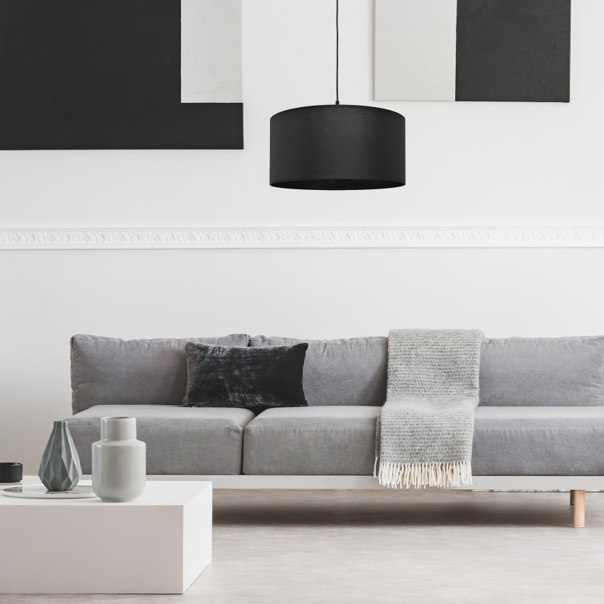 Подвесная люстра ALBA 1xE27/15W/230V диаметр 40 см черный