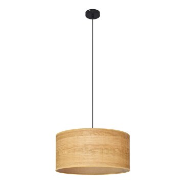Подвесная люстра ALBA 1xE27/15W/230V диаметр 40 см коричневый/черный