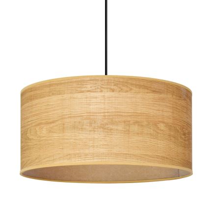 Подвесная люстра ALBA 1xE27/15W/230V диаметр 40 см коричневый/черный