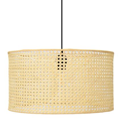 Подвесная люстра ALBA 2xE27/15W/230V ротанг/черный