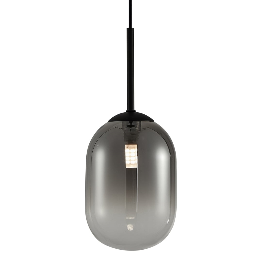 Подвесная люстра ALIAS 1xG9/8W/230V диаметр 12 см черный/серый
