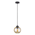 Подвесная люстра AMBRE BLACK 1xE27/60W/230V
