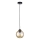 Подвесная люстра AMBRE BLACK 1xE27/60W/230V