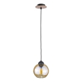Подвесная люстра AMBRE WOOD 1xE27/60W/230V