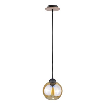 Подвесная люстра AMBRE WOOD 1xE27/60W/230V