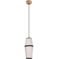 Подвесная люстра AMIGO 1xE27/25W/230V дуб