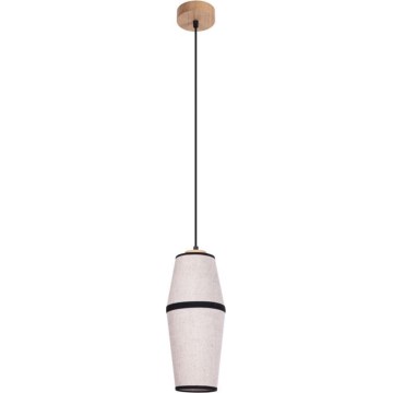 Подвесная люстра AMIGO 1xE27/25W/230V дуб