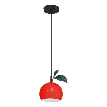 Подвесная люстра APPLE 1xE27/15W/230V красная