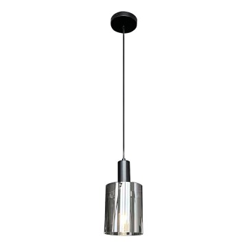 Подвесная люстра ARCADIA 1xE27/60W/230V диаметр 13 см черный/дымчатый