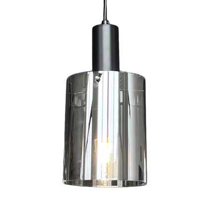 Подвесная люстра ARCADIA 1xE27/60W/230V диаметр 13 см черный/дымчатый