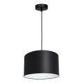 Подвесная люстра ARDEN 1xE27/60W/230V диаметр 25 см черная/белая