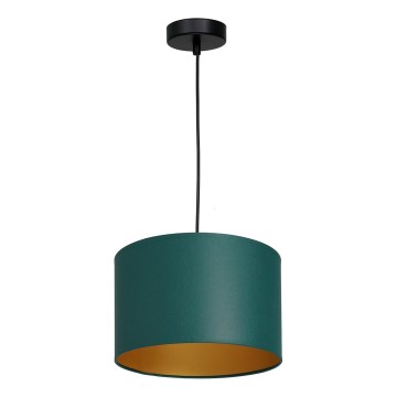 Подвесная люстра ARDEN 1xE27/60W/230V диаметр 25 см зеленая/золотая