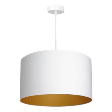 Подвесная люстра ARDEN 1xE27/60W/230V диаметр 40 см белая/золотая