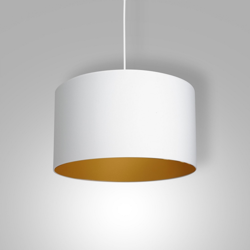 Подвесная люстра ARDEN 1xE27/60W/230V диаметр 40 см белая/золотая