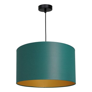 Подвесная люстра ARDEN 1xE27/60W/230V диаметр 40 см зеленая/золотая
