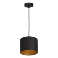 Подвесная люстра ARDEN 1xE27/60W/230V ⌀ 18 cm черная/золотая