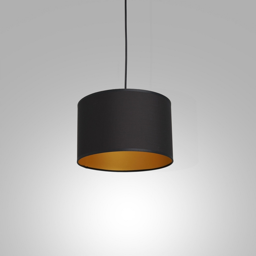 Подвесная люстра ARDEN 1xE27/60W/230V ⌀ 25 cm черная/золотая