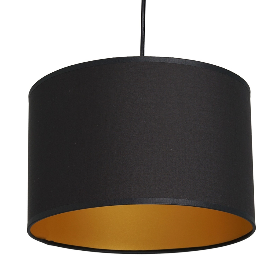 Подвесная люстра ARDEN 1xE27/60W/230V ⌀ 25 cm черная/золотая