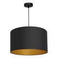 Подвесная люстра ARDEN 1xE27/60W/230V ⌀ 40 cm черная/золотая