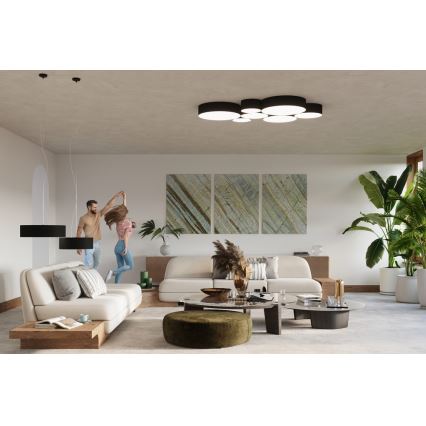 Подвесная люстра ARENA 35 2xE27/60W/230V черная