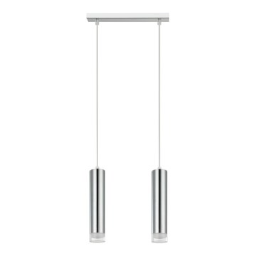 Подвесная люстра ARMIN 2xGU10/10W/230V блестящий хром