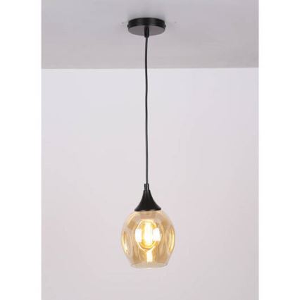 Подвесная люстра ASPA 1xE27/40W/230V черная