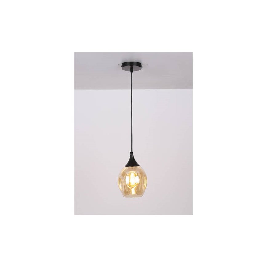 Подвесная люстра ASPA 1xE27/40W/230V черная
