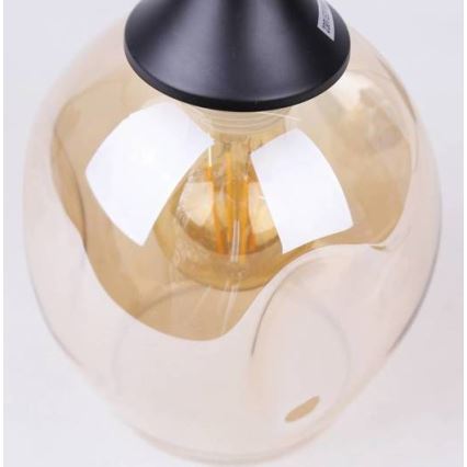 Подвесная люстра ASPA 1xE27/40W/230V черная