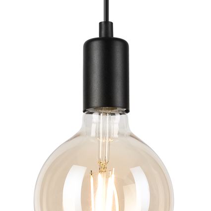Подвесная люстра ASTRID 1xE27/60W/230V матовый черный