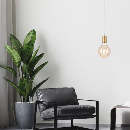 Подвесная люстра ASTRID 1xE27/60W/230V золотистый