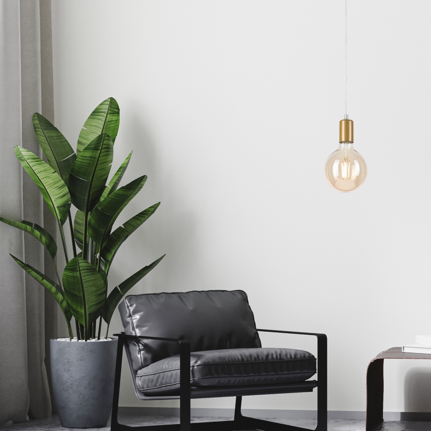 Подвесная люстра ASTRID 1xE27/60W/230V золотистый