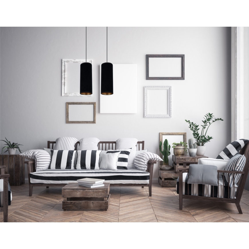 Подвесная люстра AVALO 2xE27/60W/230V черный