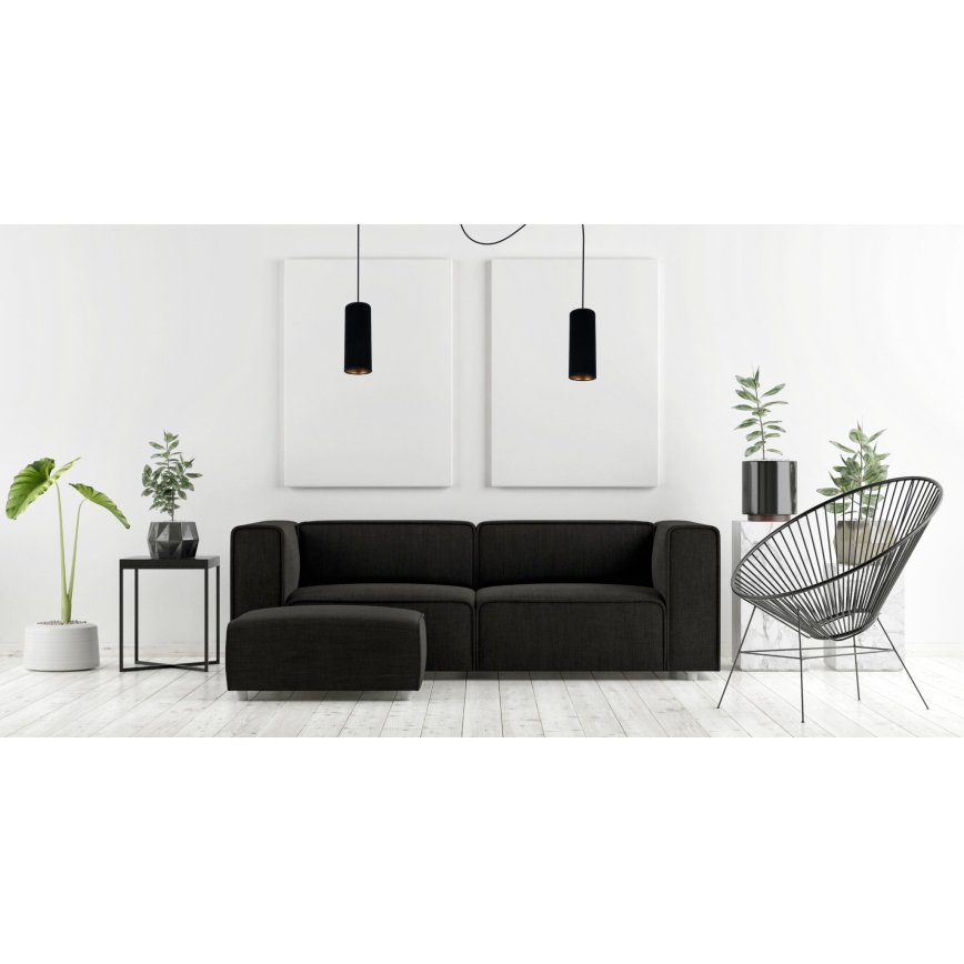 Подвесная люстра AVALO 2xE27/60W/230V черный