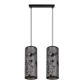 Подвесная люстра AVALO 2xE27/60W/230V серый/черный