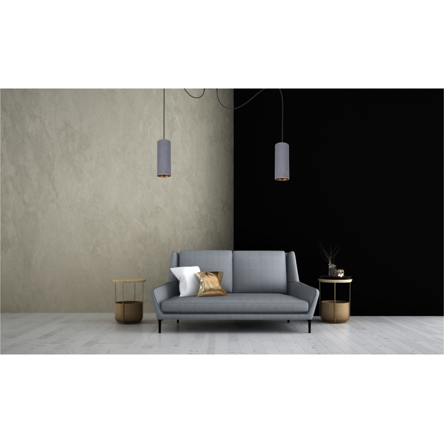 Подвесная люстра AVALO 2xE27/60W/230V серый