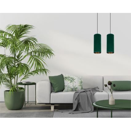 Подвесная люстра AVALO 2xE27/60W/230V зеленый