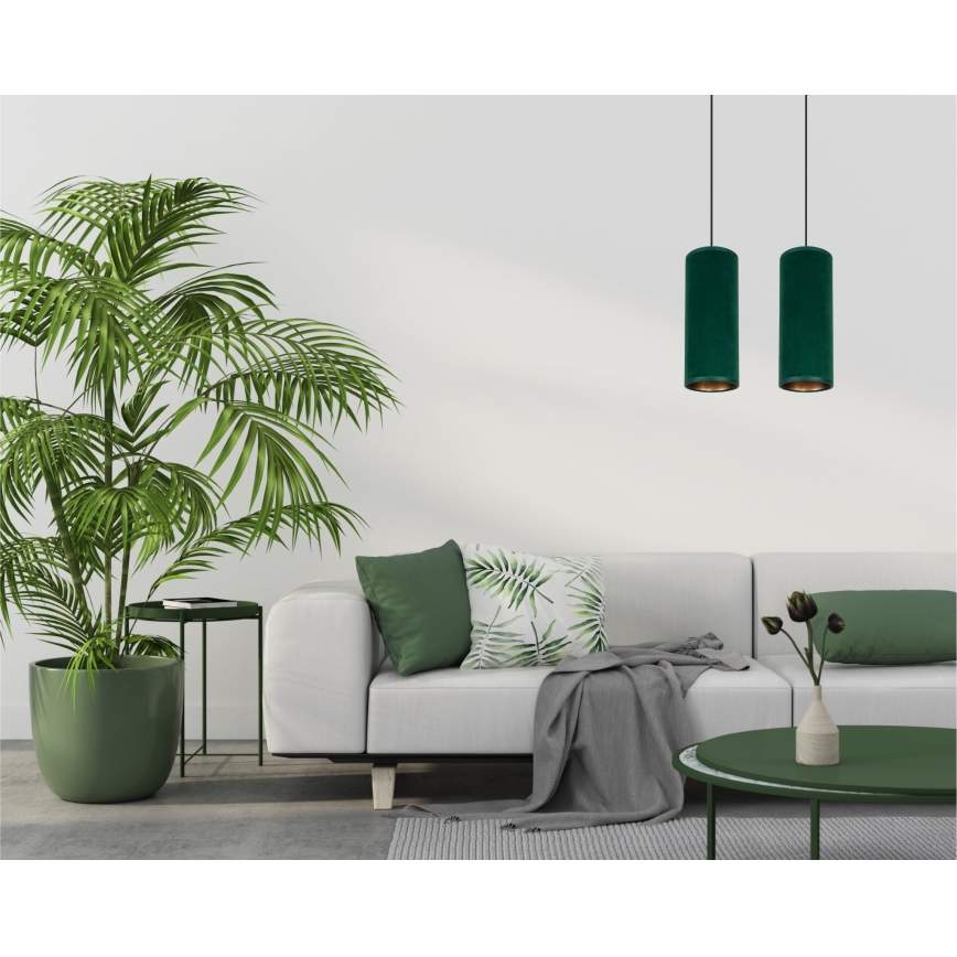 Подвесная люстра AVALO 2xE27/60W/230V зеленый