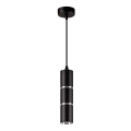 Подвесная люстра BAMBOO 1xGU10/10W/230V черный