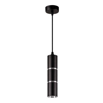 Подвесная люстра BAMBOO 1xGU10/10W/230V черный