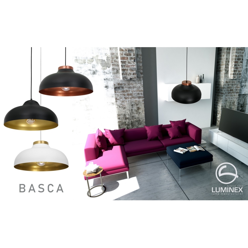 Подвесная люстра BASCA 1xE27/60W/230V