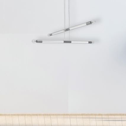Подвесная люстра BASTONE WHITE 4xE14/40W/230V