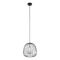 Подвесная люстра BELL 1xG9/12W/230V диаметр 24 см черный/блестящий хром