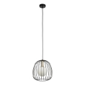 Подвесная люстра BELL 1xG9/12W/230V диаметр 24 см черный/золотистый
