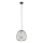 Подвесная люстра BELL 1xG9/12W/230V диаметр 24 см черный/золотистый