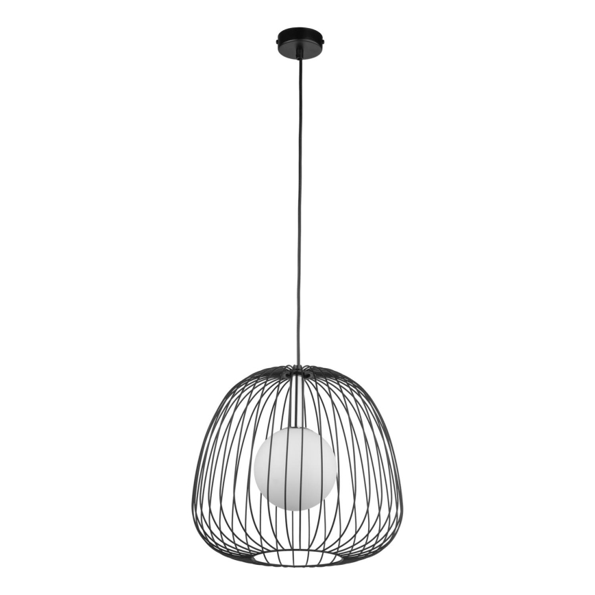 Подвесная люстра BELL 1xG9/12W/230V диаметр 33 см черный/блестящий хром